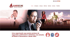 Desktop Screenshot of guardsecure.com.br